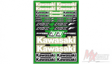 Blackbird stickervel pvc kawasaki