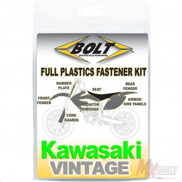 Bolt Full Plastic Bevestigings Kit kawasaki kx 125 250 98-02