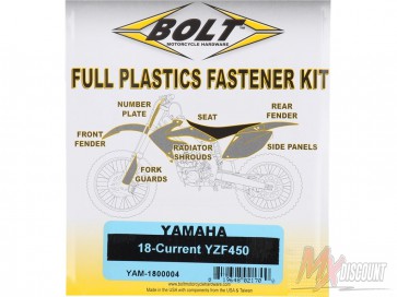 Bolt Full Plastic Bevestigings Kit yamaha yzf 250 19-23 450 18-22