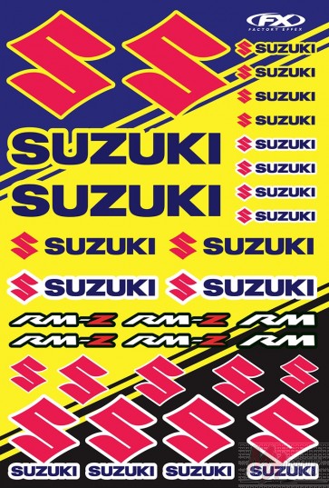 Factory effex stickervel suzuki rm rmz