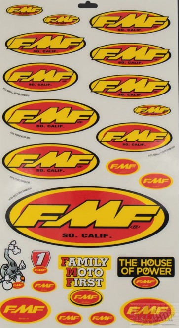 FMF stickervel origineel
