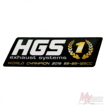 HGS 2-takt uitlaat sticker