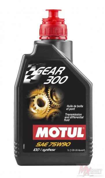 Motul gear 300 75w90 versnellingsbak olie 100% synthetic 1L