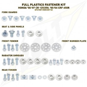 Bolt Full Plastic Bevestigings Kit kx 125 250 03-07 kxf 250 04-16 450 04-15