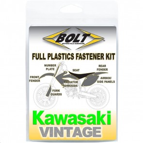 Bolt Full Plastic Bevestigings Kit kawasaki kx 125 250 92-93