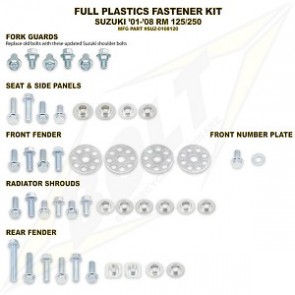 Bolt Full Plastic Bevestigings Kit suzuki rm 125 250 01-14
