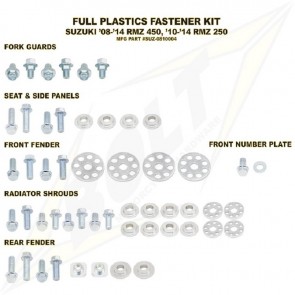 Bolt Full Plastic Bevestigings Kit suzuki rmz 250 19-23 450 18-23