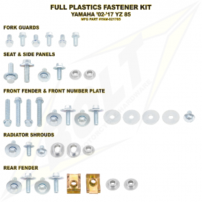 Bolt Full Plastic Bevestigings Kit yamaha yz 85 02-23