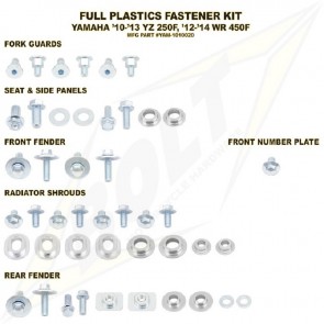 Bolt Full Plastic Bevestigings Kit yzf250 10-13