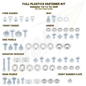 Bolt Full Plastic Bevestigings Kit yzf450 10-13