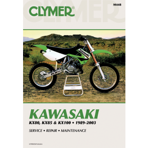 Clymer werkplaats handboek manual kawasaki kx 80 85 100 89-03