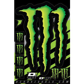 Dcor stickervel vinyl monster energy claw