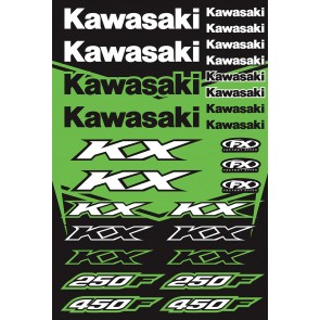 Factory effex stickervel kawasaki kx kxf
