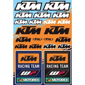 Factory effex stickervel ktm sx sxf racing team