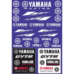 Factory effex stickervel yamaha yz yzf racing team