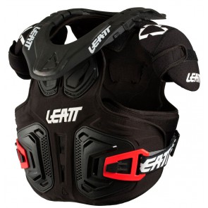 Leatt 2.0 Junior Fusion Bodyprotector En Neckbrace Zwart 