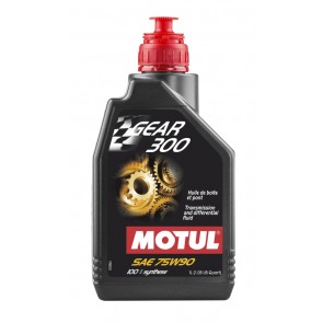 Motul gear 300 75w90 versnellingsbak olie 100% synthetic 1L