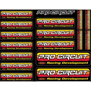 Pro-circuit stickervel origineel logo