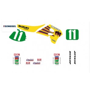 Tecnosel sticker set suzuki rm 125 250 93-95