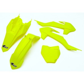 Ufo Plastic Kit ktm sx65 16-18 fluor geel ltd 